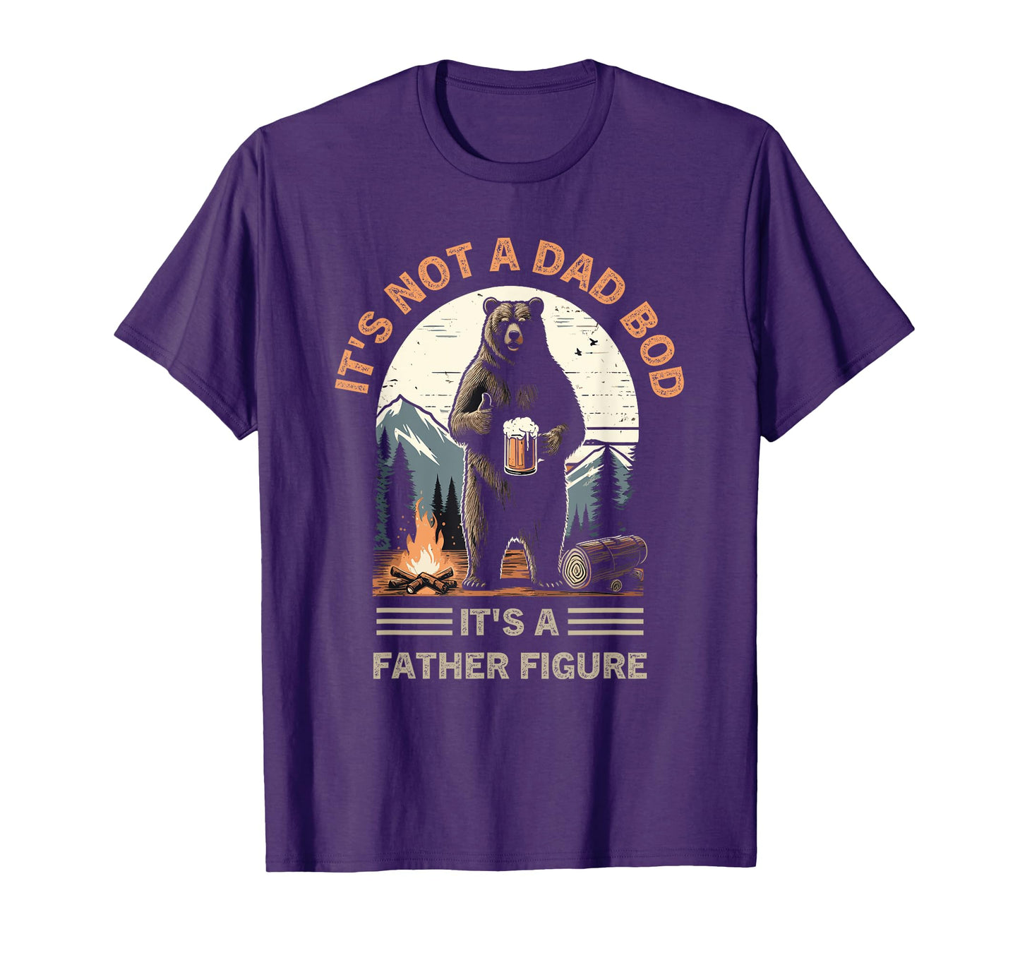 It's Not A Bad Bod It's A Father Figure Family Dad funny T-Shirt