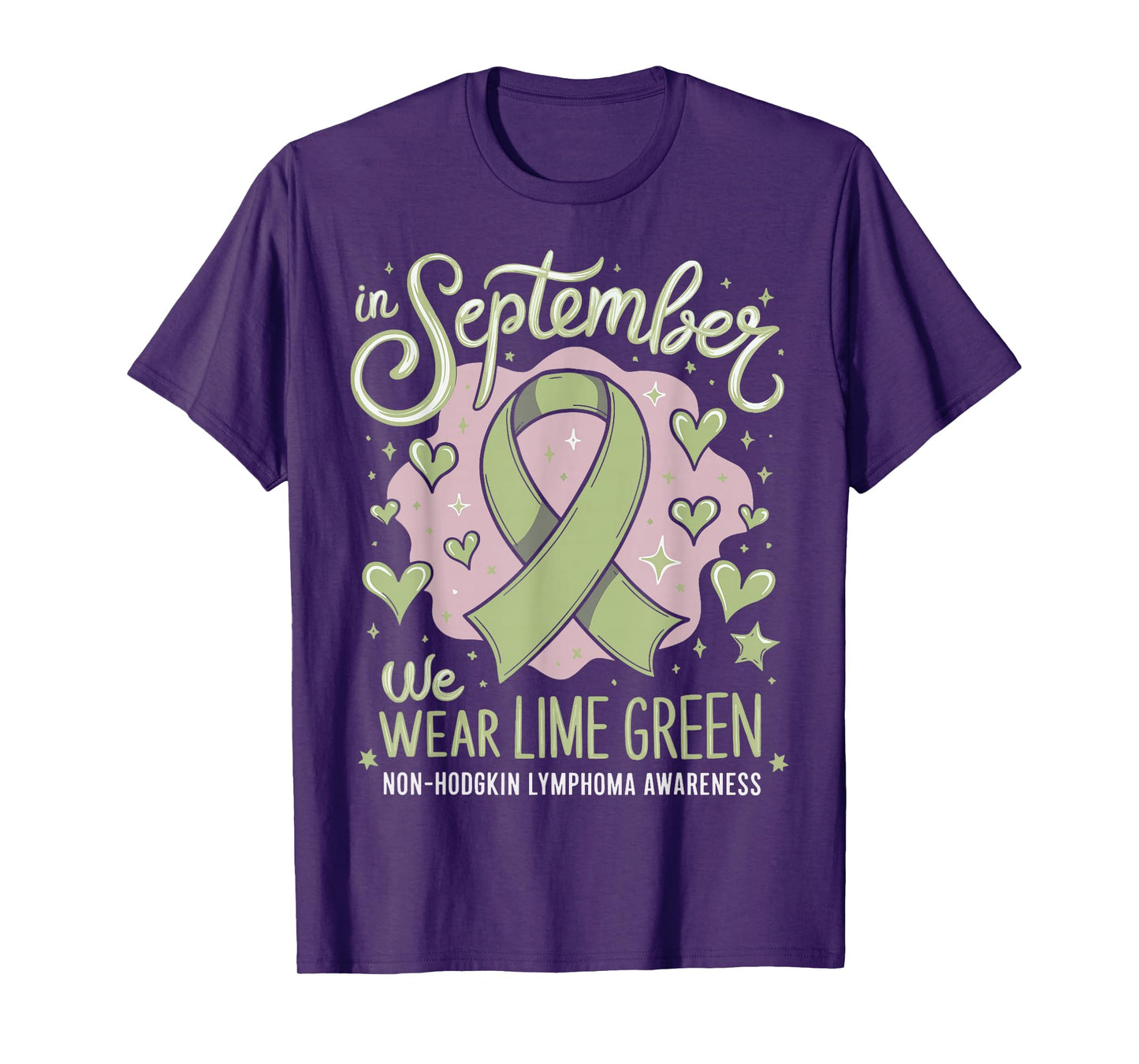 In September We Wear Lime Green Non-hodgkin Lymphoma T-Shirt