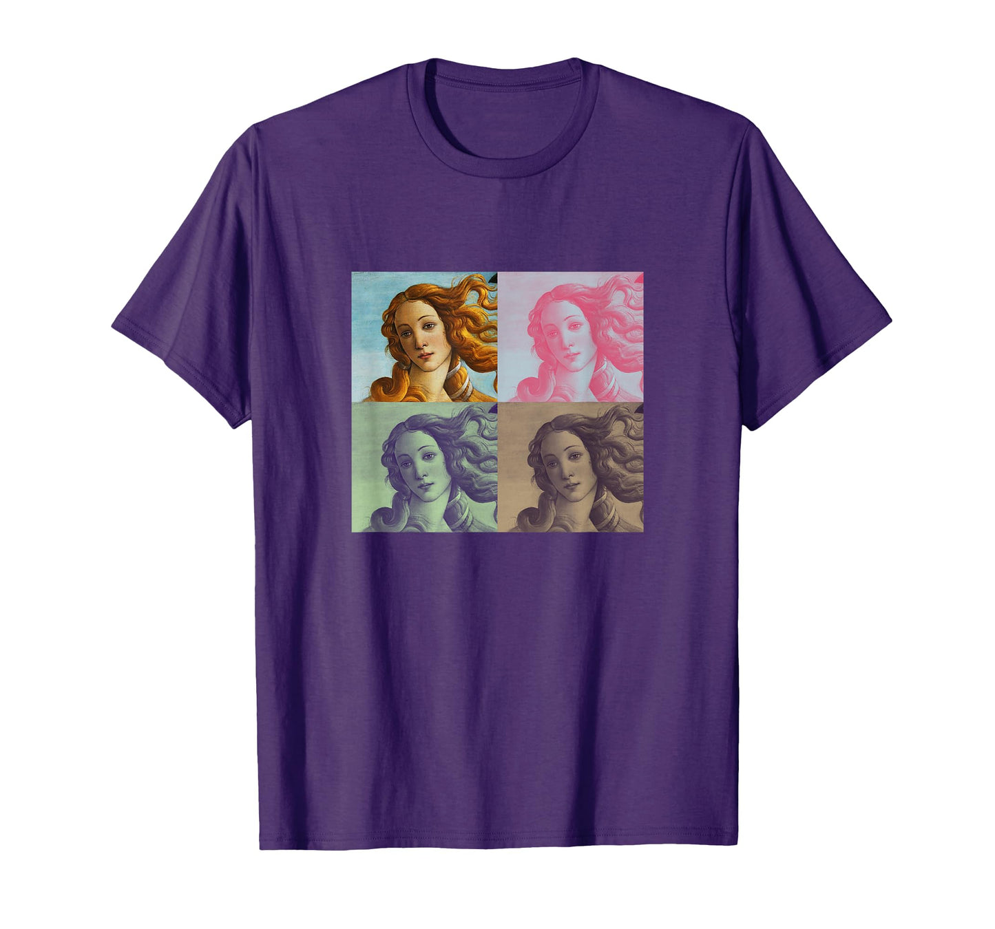 Pastel Pop Art Collage Botticelli Birth of Venus For Artists T-Shirt