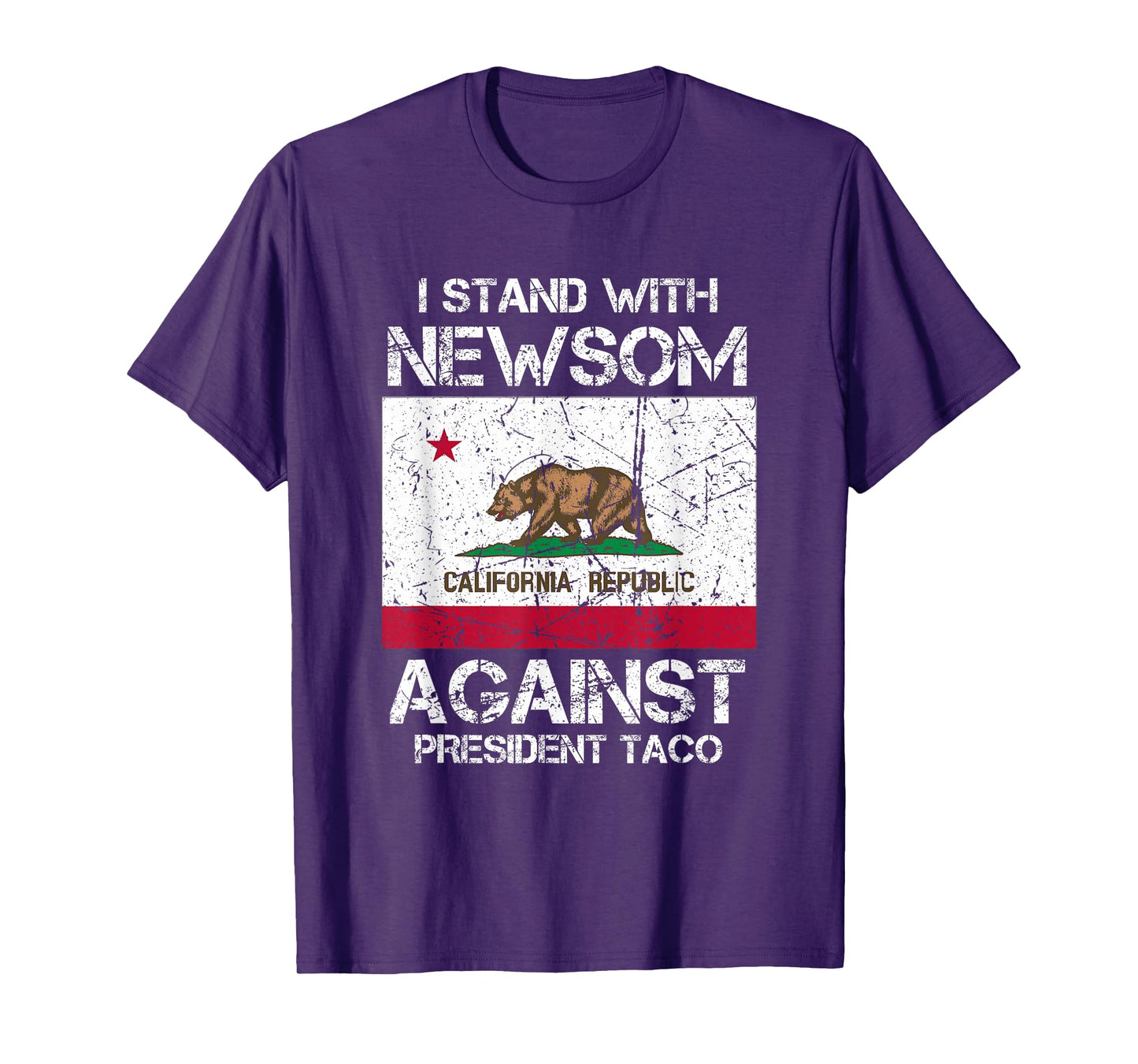 I Stand with Governor Gavin Newsom Against President Taco T-Shirt