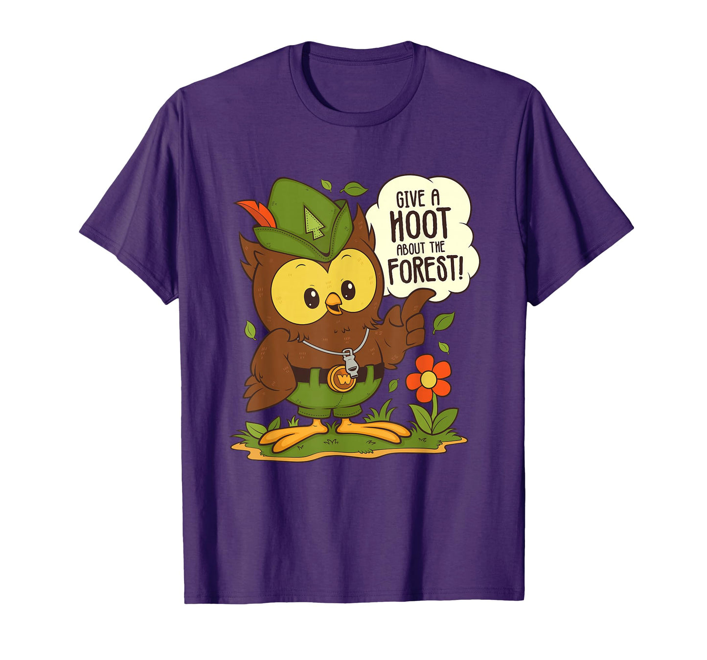 Woodsy Owl Give a Hoot About the Forest Arbor Day Earth Day T-Shirt