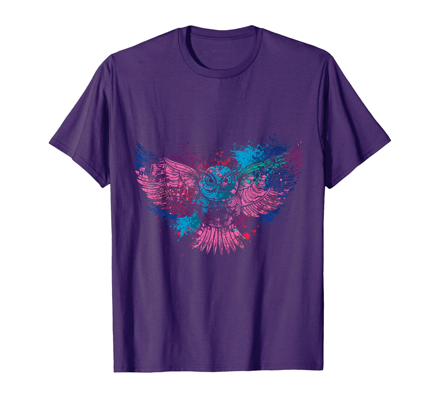 Forest Birds Gift Idea Animal Lover Owl T-Shirt