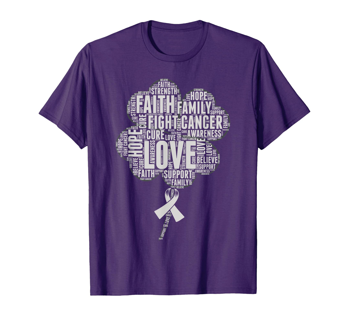Lung Cancer Awareness Ribbon T-Shirt