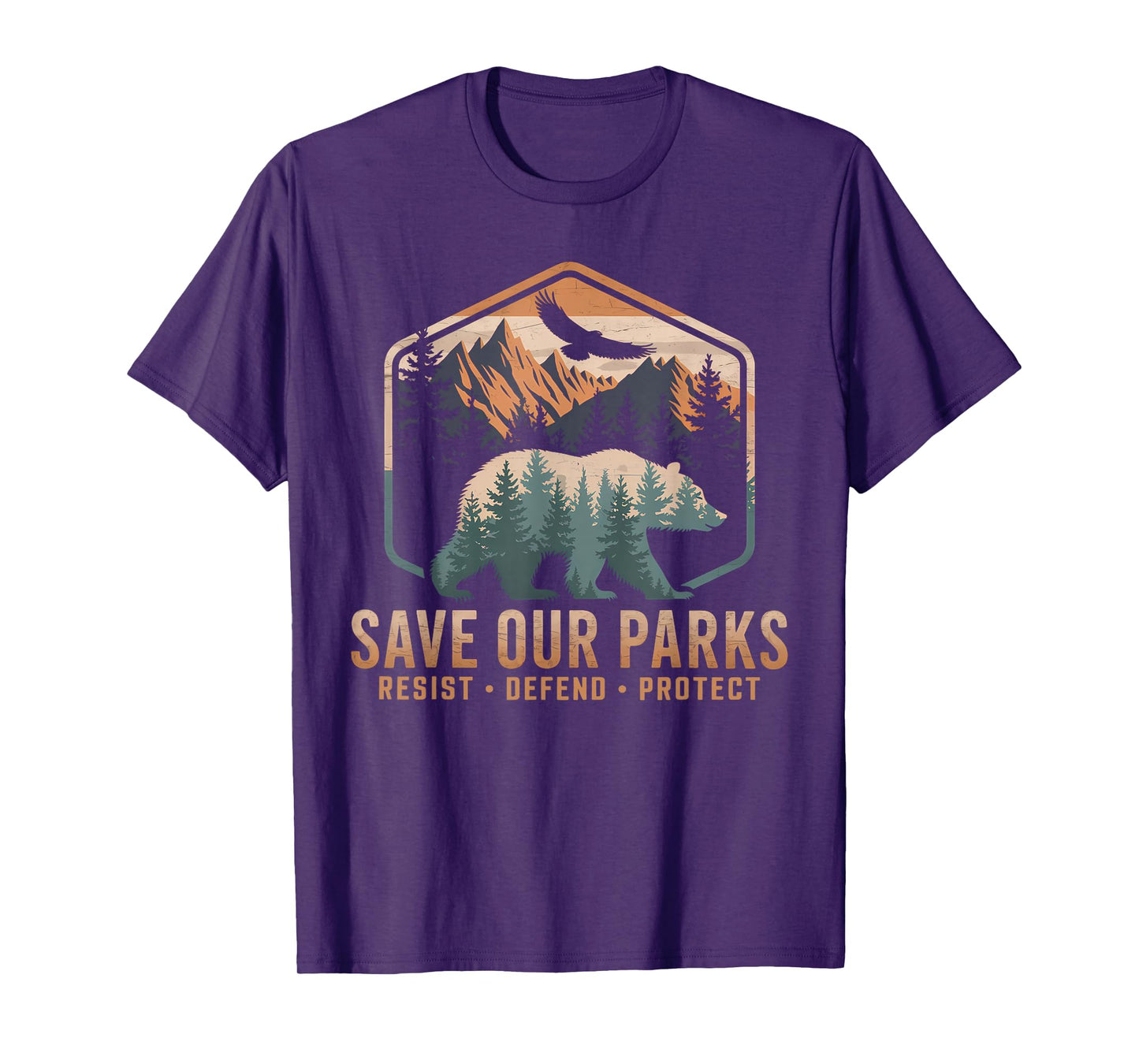 Save Our Parks Resist National Park Protect ALT US Parks T-Shirt
