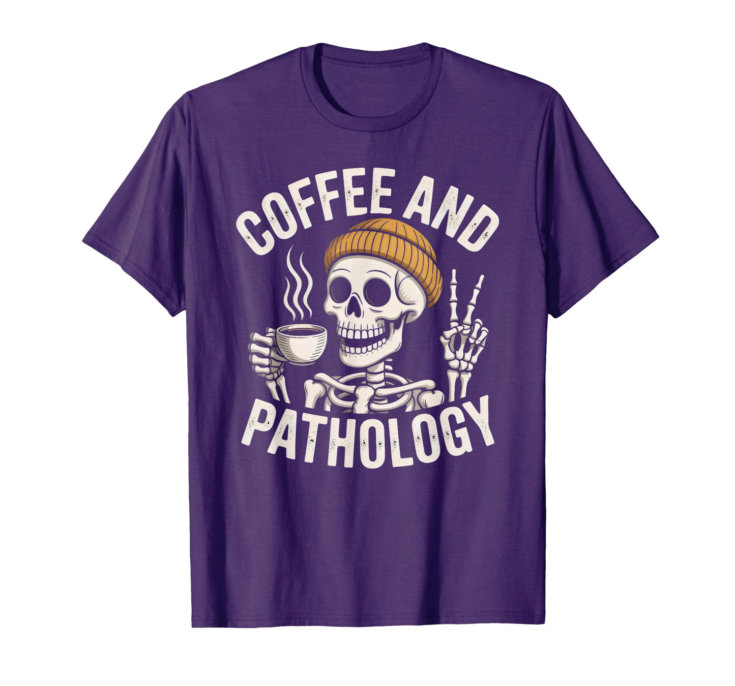 Coffee and Pathologist Skeleton Medical Professionals T-Shirt