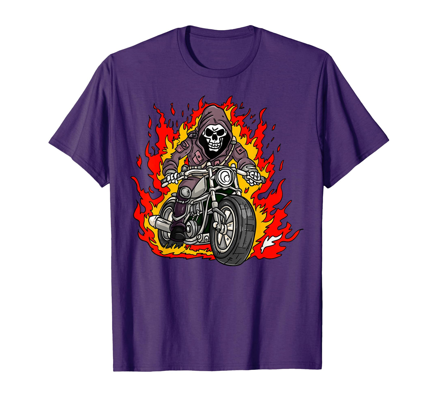 Motorcyclist Skeleton T-Shirt