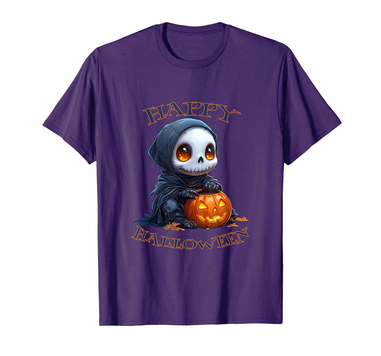 Halloween Spooky Trick or Treat - Cute Skeleton T-Shirt