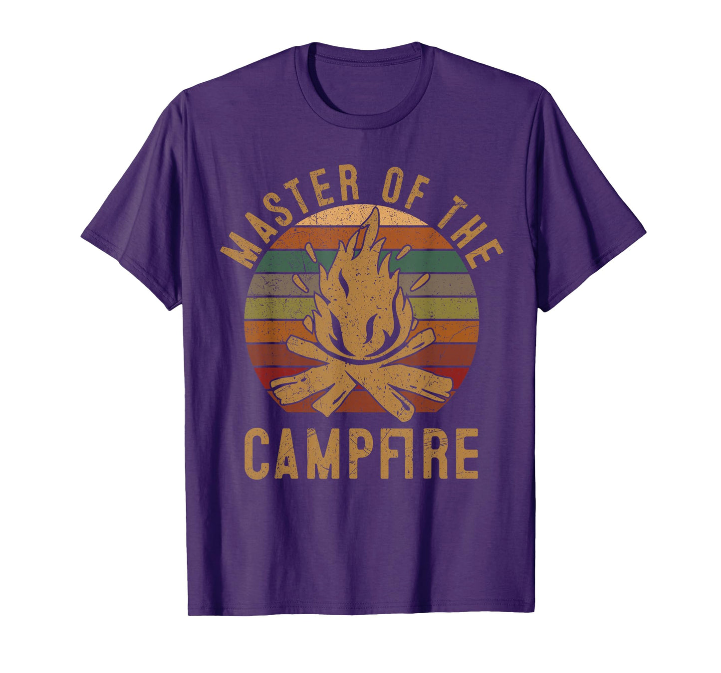 Master of the Campfire Camping Lovers Gift Camper T-Shirt