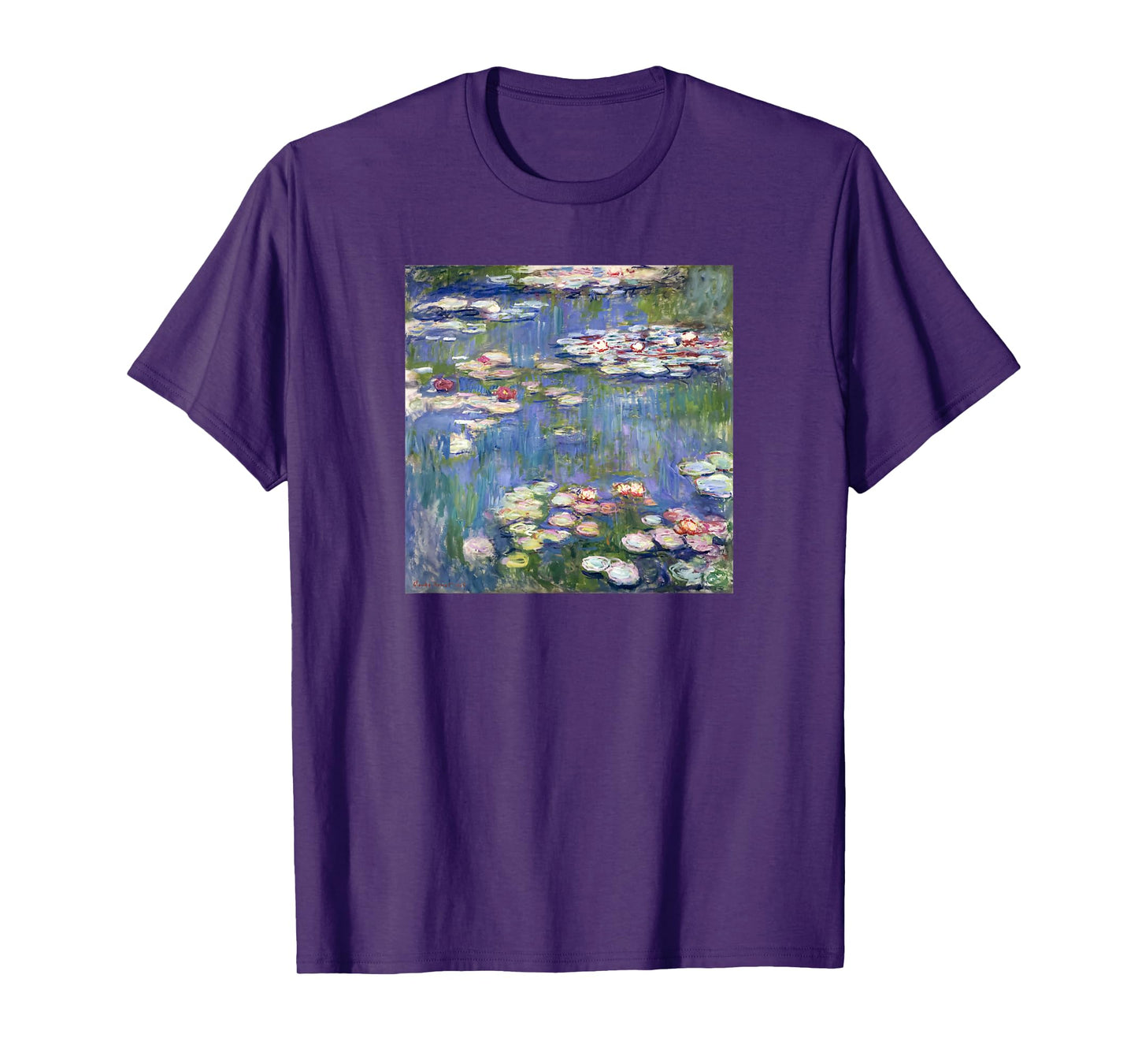 Monet's Water Lilies Modern Art Impressionism Painting Cover T-Shirt