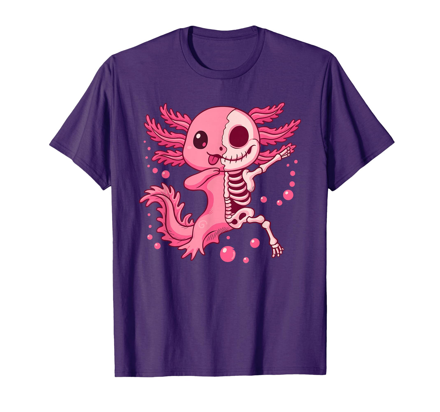 Cute Halloween Axolotl Spooky Animal Halloween Costume T-Shirt