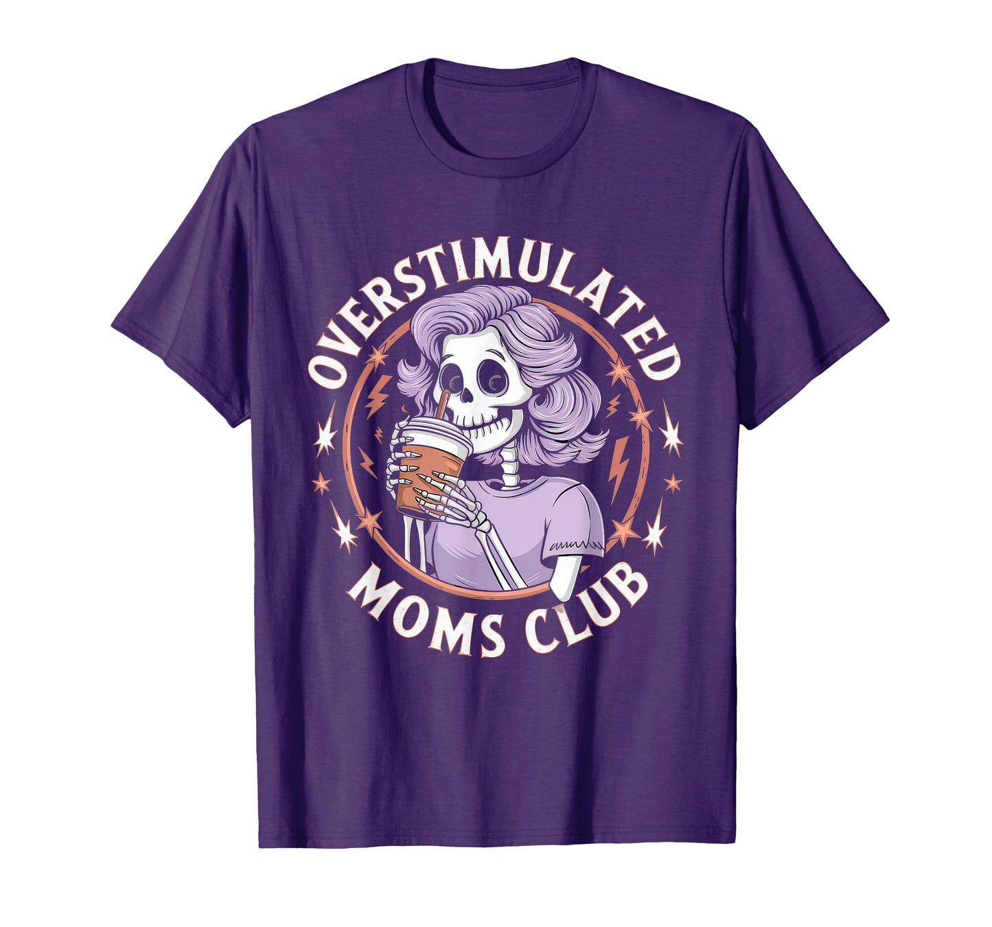 Overstimulated Moms Club Tshirt Mom Depression Mental Health T-Shirt