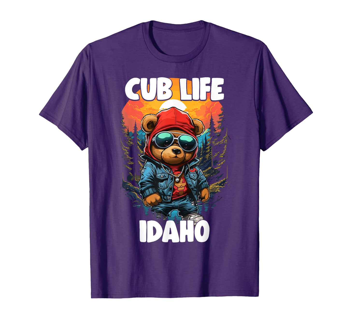 Idaho Grizzly Brown Bear Cub Tshirt For Kids Women T-Shirt