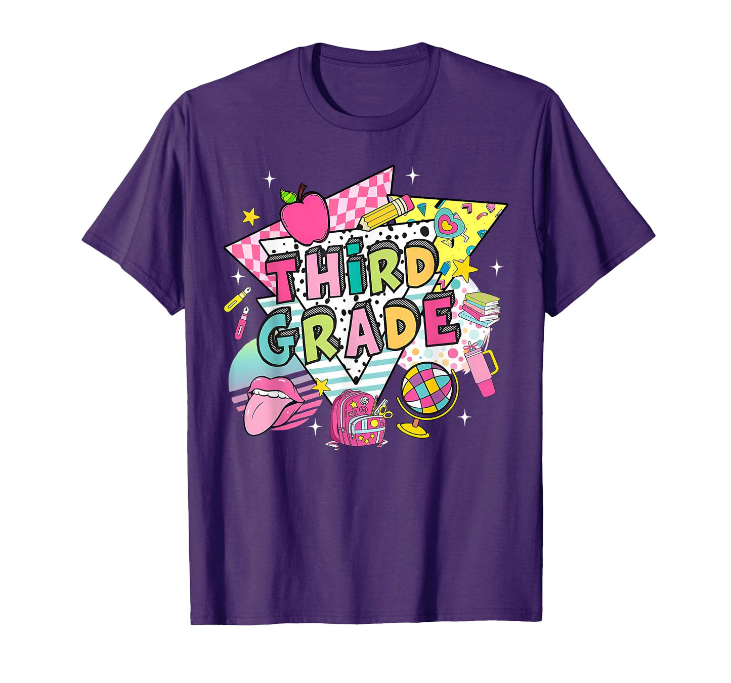 Third Grade Teacher Student Back To School Happy First Day T-Shirt