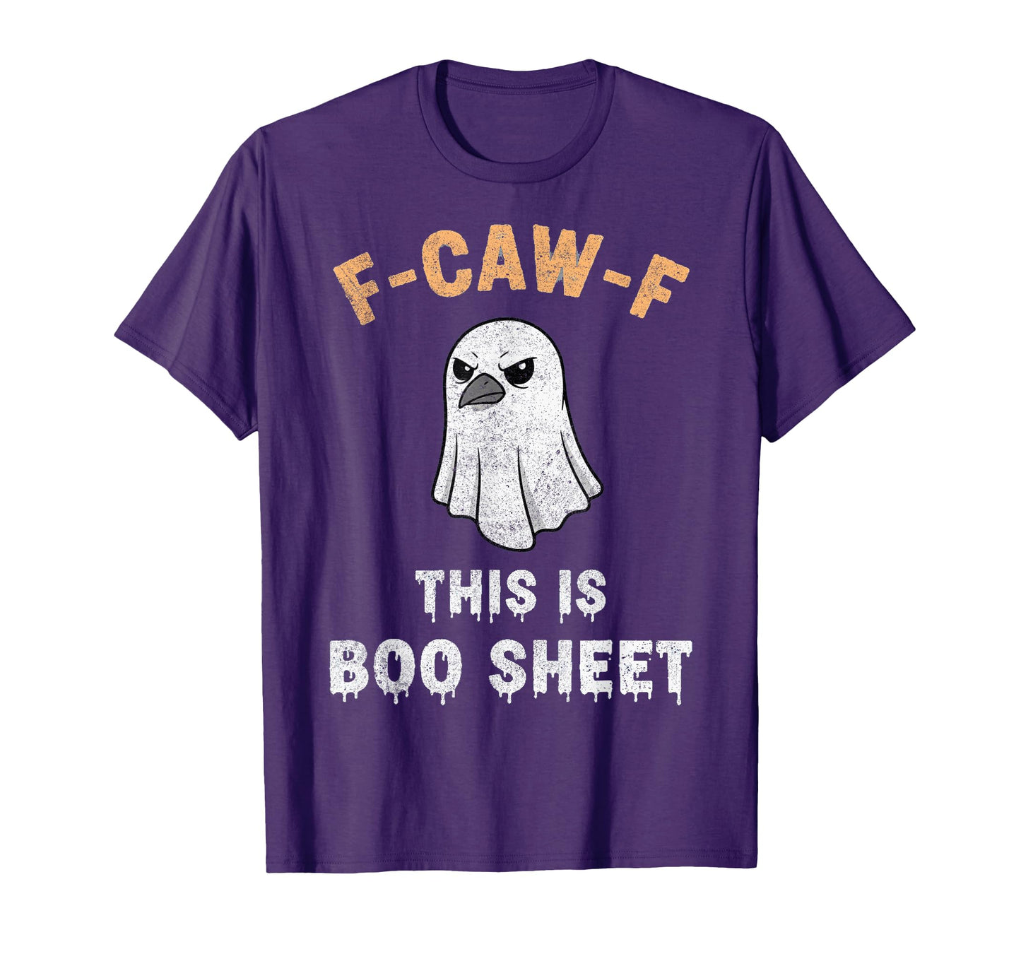 F-Caw-F This is Boo Sheet Ghost Halloween Costume Funny T-Shirt