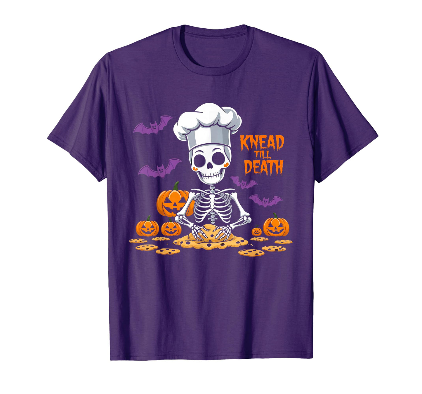 Skeleton Baker VOR Skeleton Halloween Cookie Baking T-Shirt