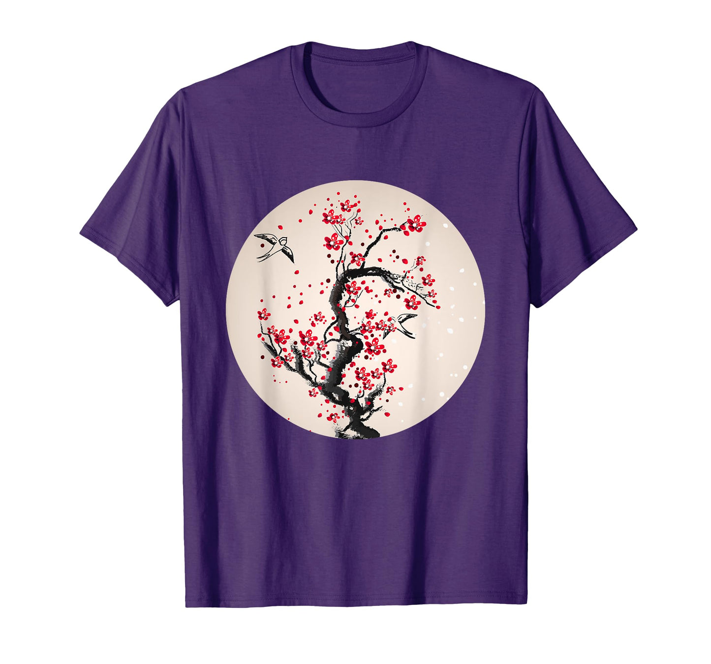 Watercolor Cherry Blossom Tree Tshirt T-Shirt
