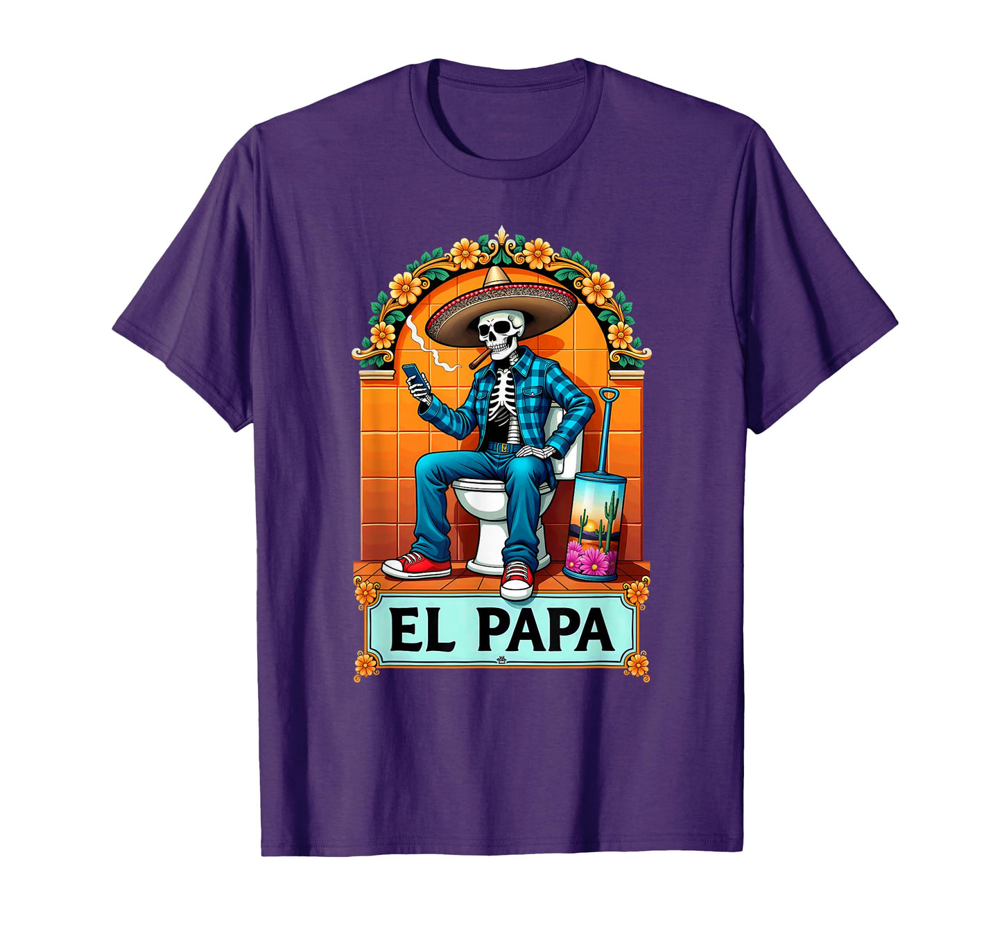 Tarot Card Spanish Mexican Dad El Papa T-Shirt