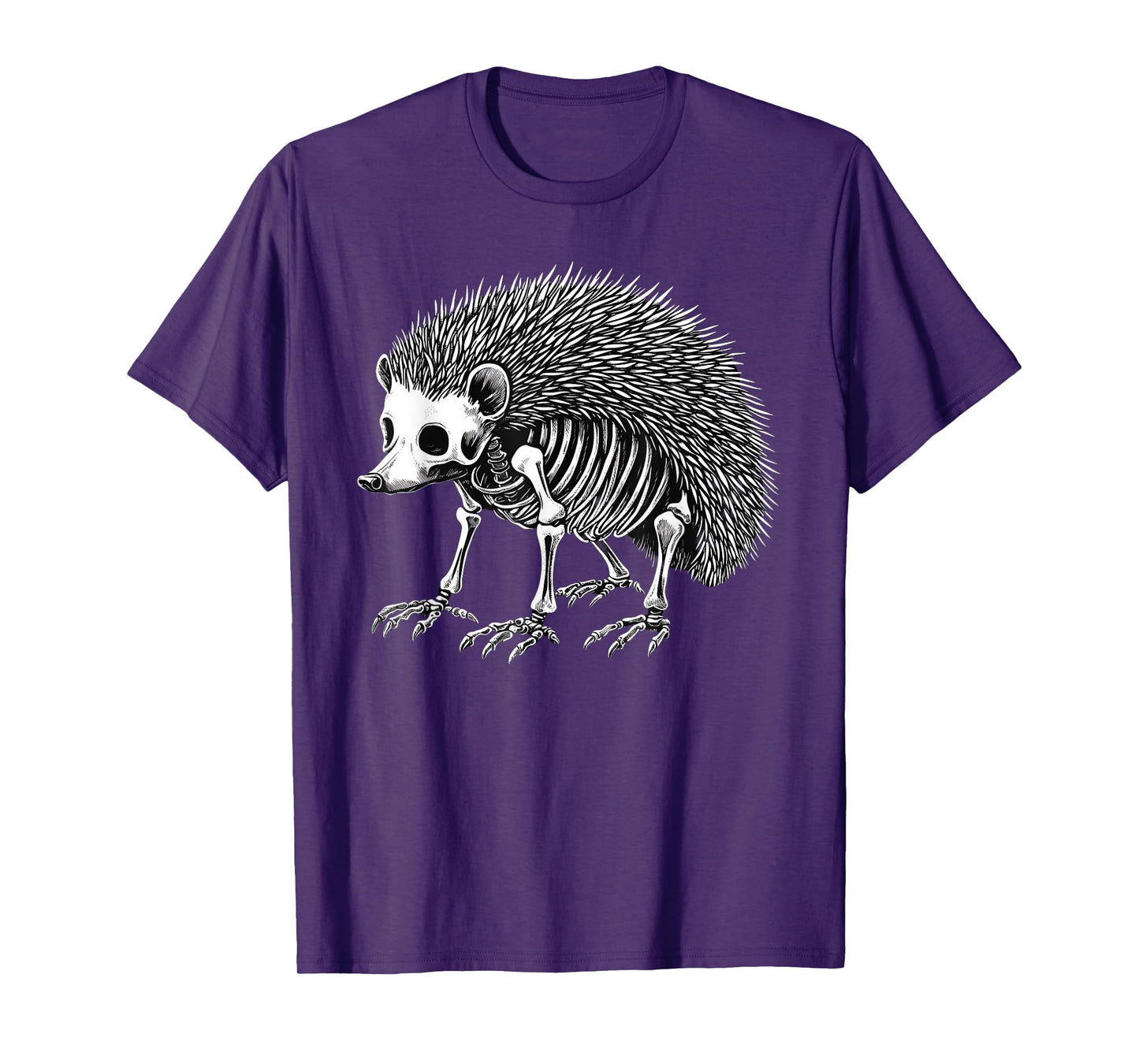 Hedgehog Skeleton Halloween T-Shirt