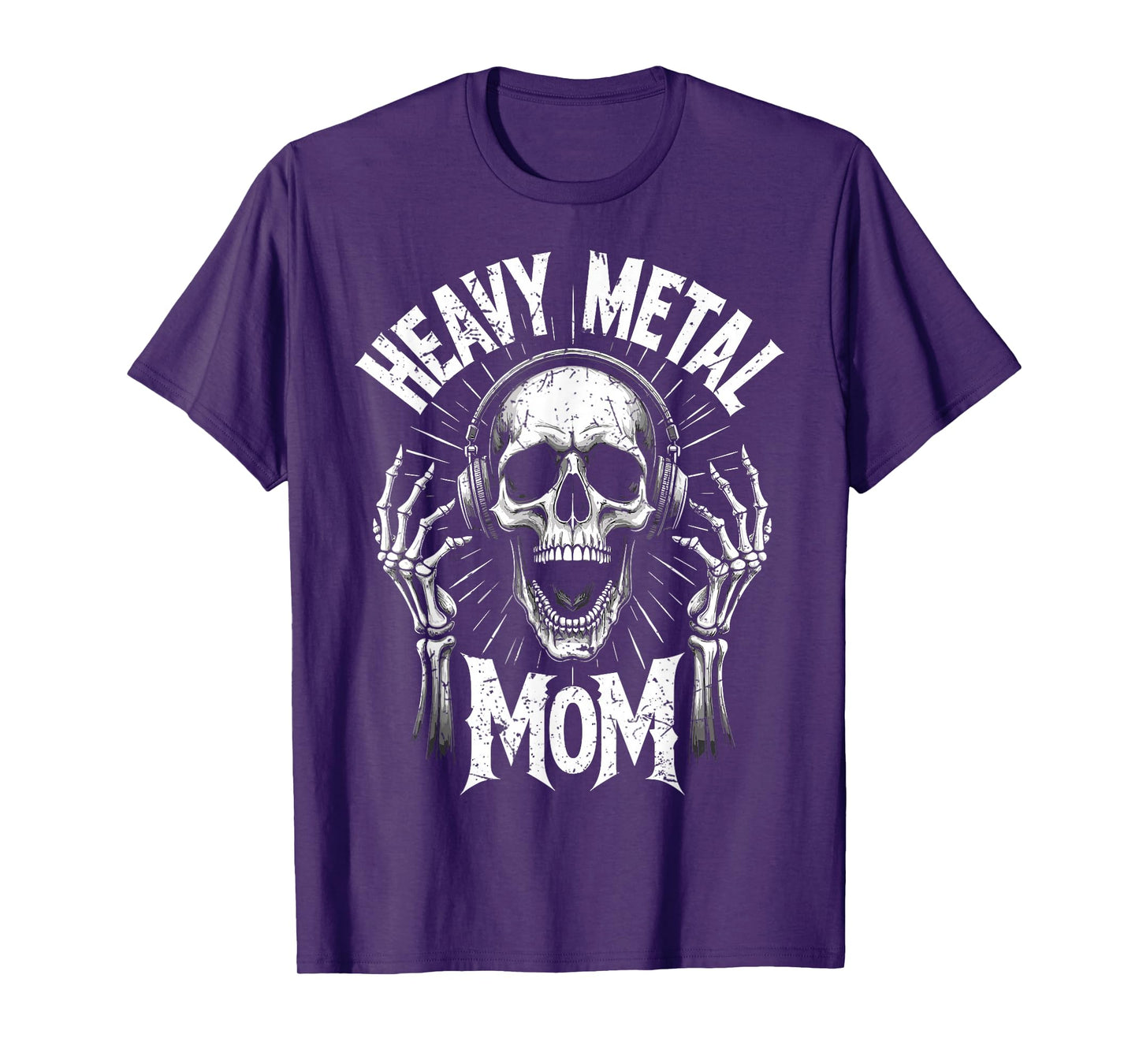 Creepy Skeleton Death Heavy Metal Mom Rock Music Fan Mother T-Shirt