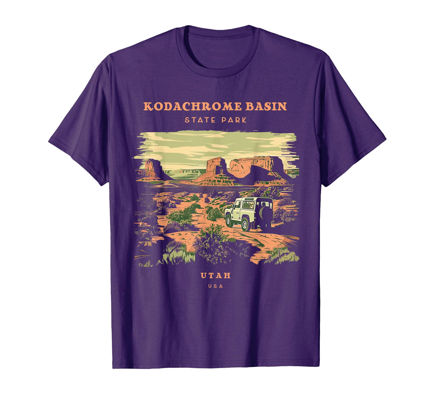 Kodachrome Basin State Park Utah Retro Vintage T-Shirt