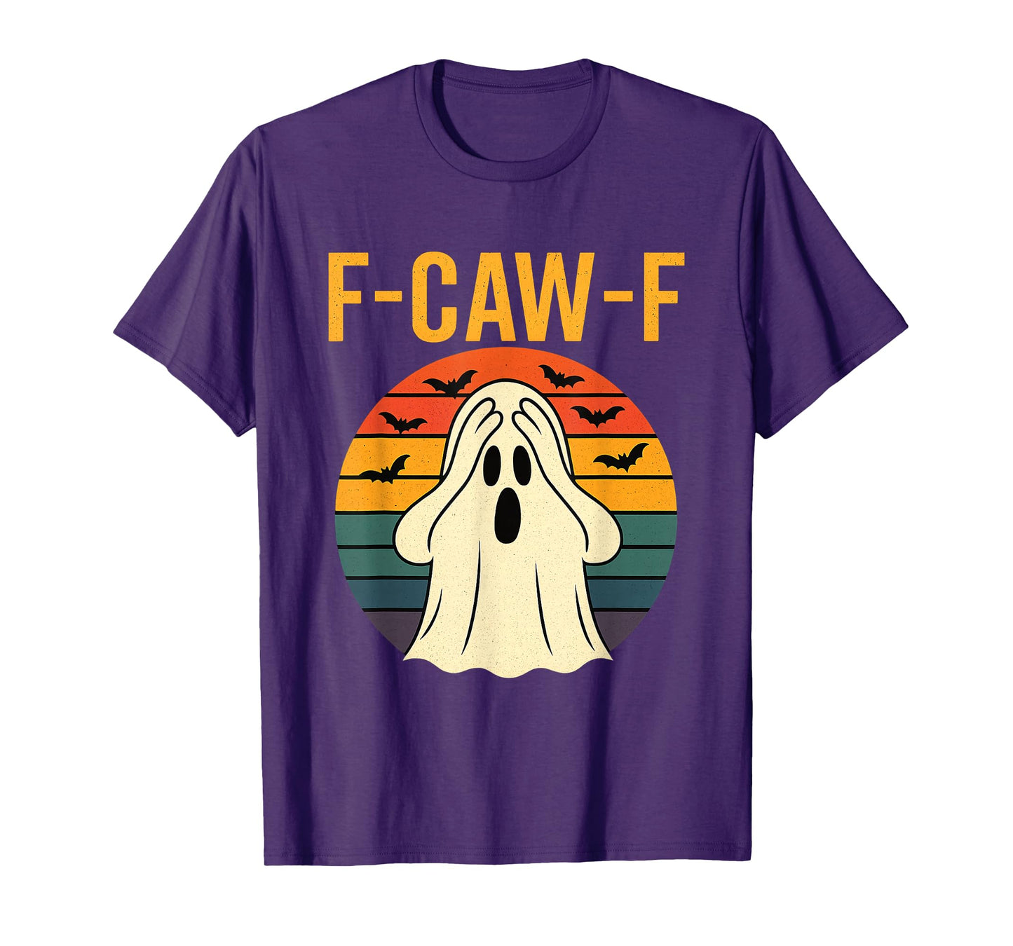 F-Caw-F Funny Ghost Meme Humor Quote Hallowee T-Shirt