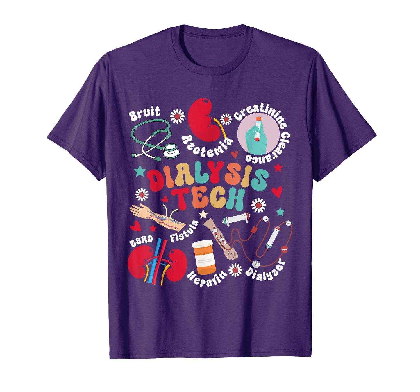 Dialysis Tech Dialysis Technician Appreciation Kidney RN T-Shirt