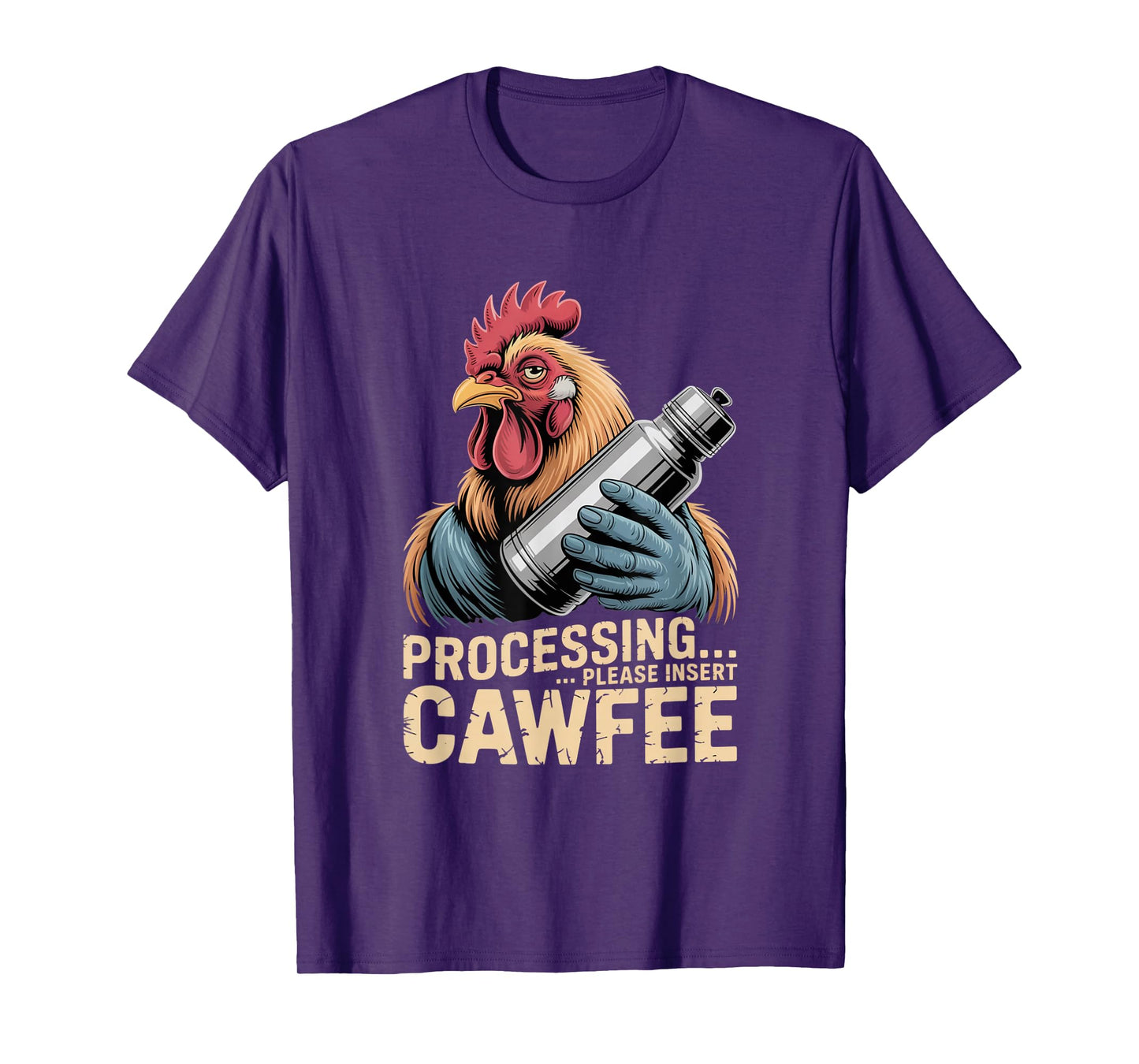 Funny Coffee Lover F-CAW-F Cawfee T-Shirt