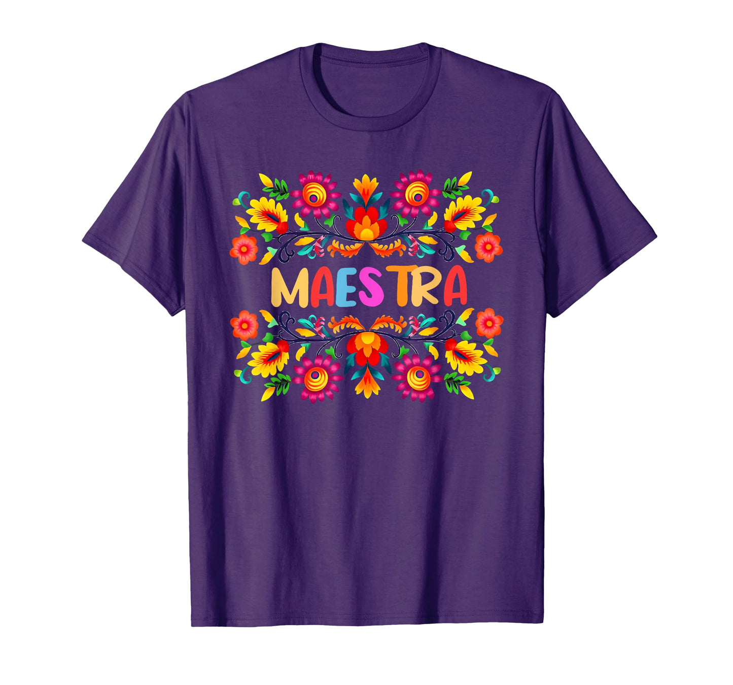 Maestra Cinco De Mayo Spanish Mexican Teacher T-Shirt for Men Women