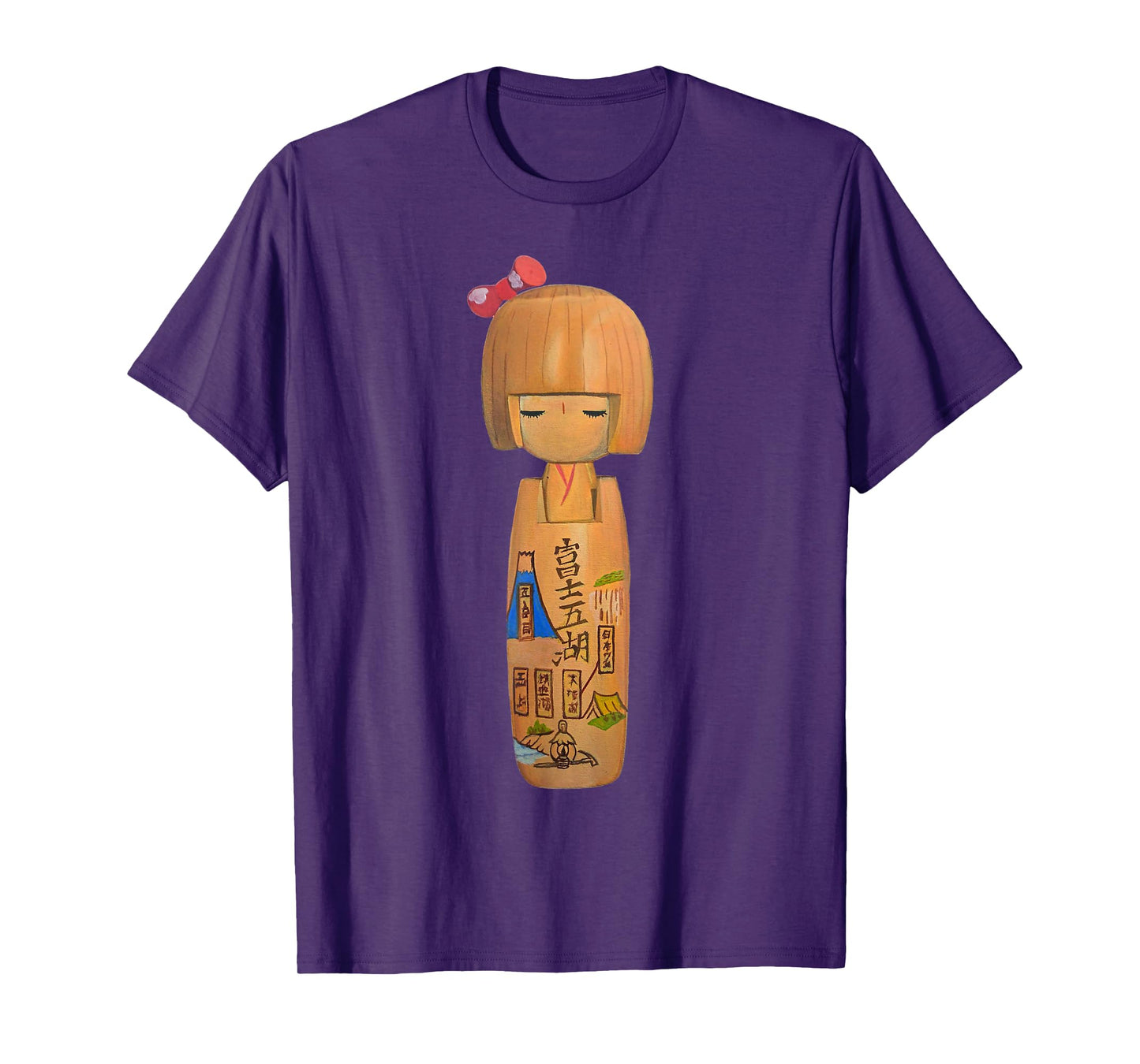 Japanese Kawaii Cute Kokeshi Doll T-Shirt