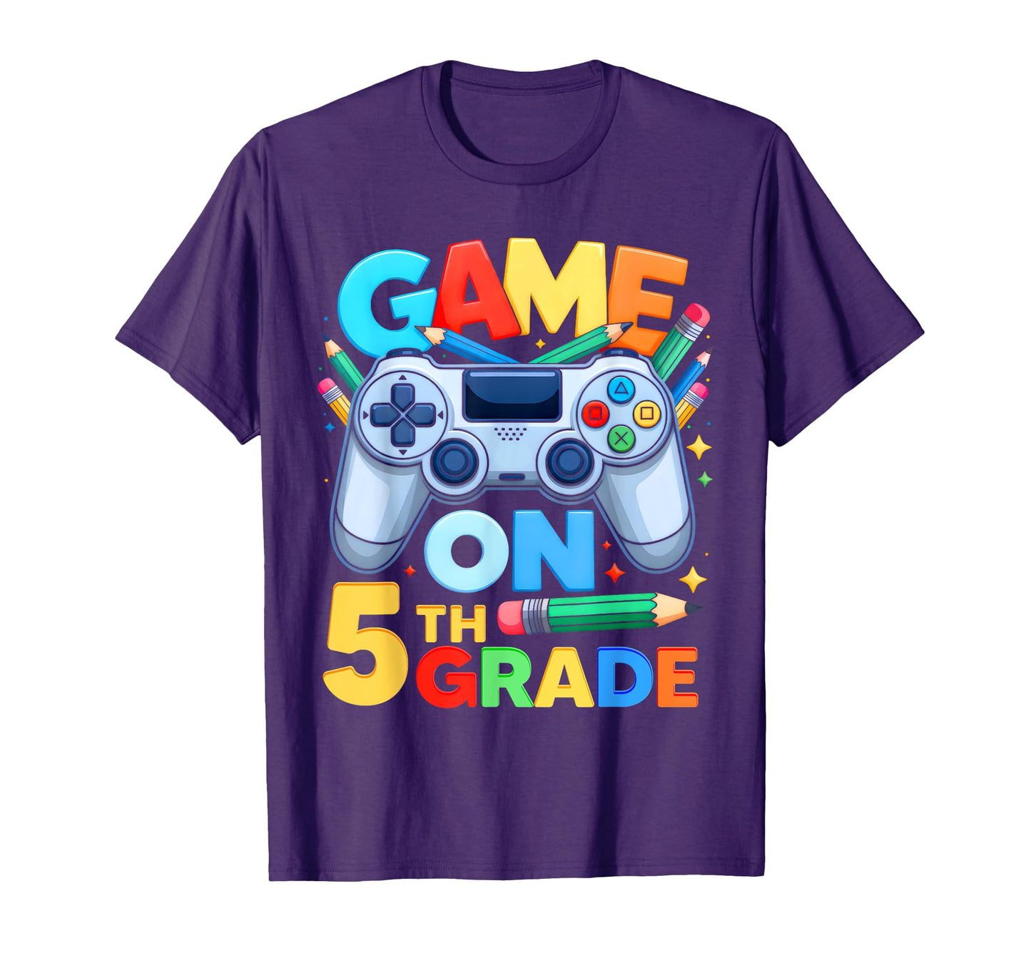 Game On 5th Grade Boys Kids Team Fifth Grade Back To School T-Shirt