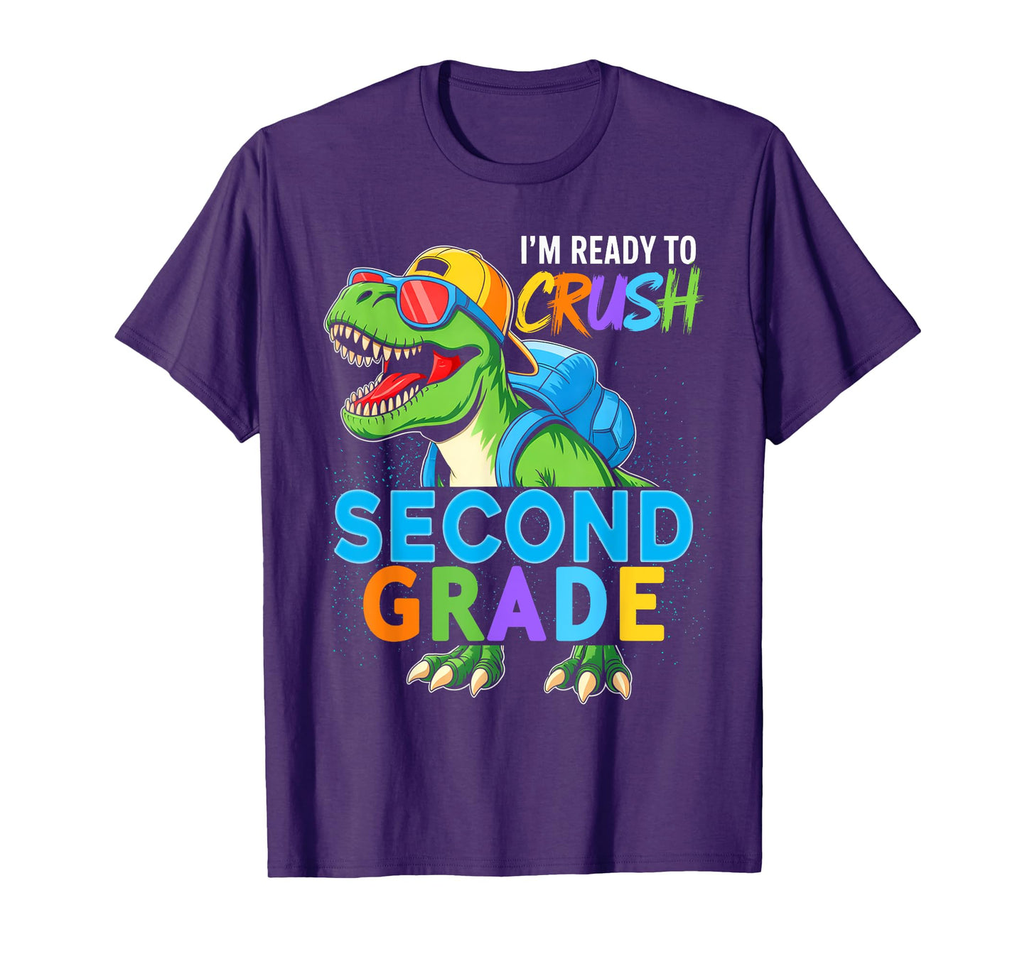 Crush 2nd Grade Boys Kids Back To School Team Second Grade T-Shirt