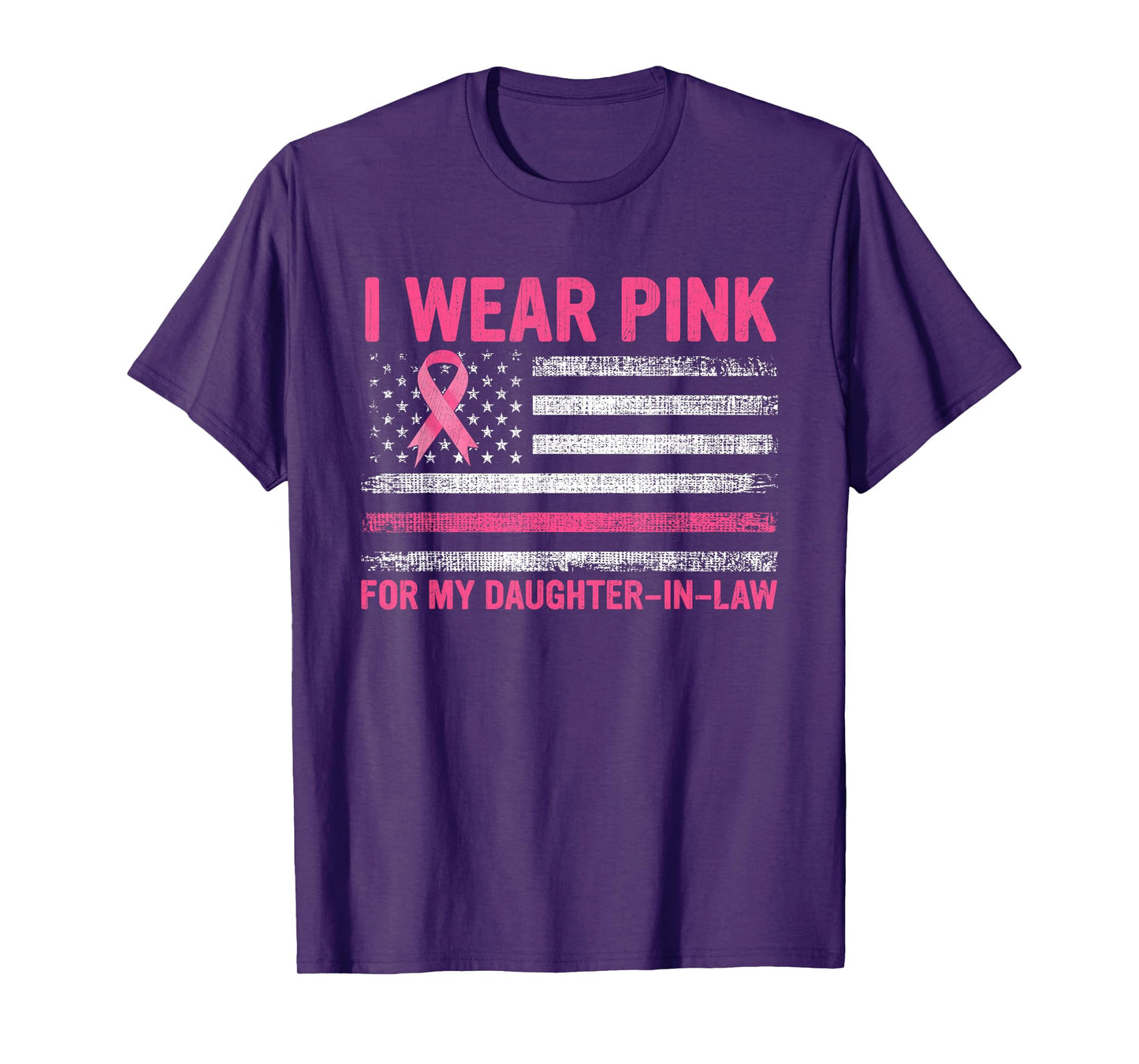 I Wear Pink For My Daughter-in-Law Breast Cancer Awareness T-Shirt