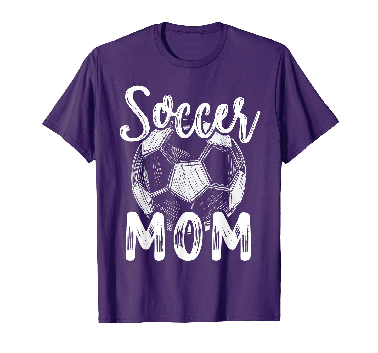 Soccer Mom For Women Family Matching Team Player Soccer Ball T-Shirt