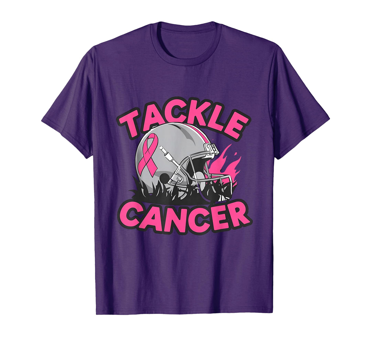 Tackle Breast Cancer Awareness American Football T-Shirt