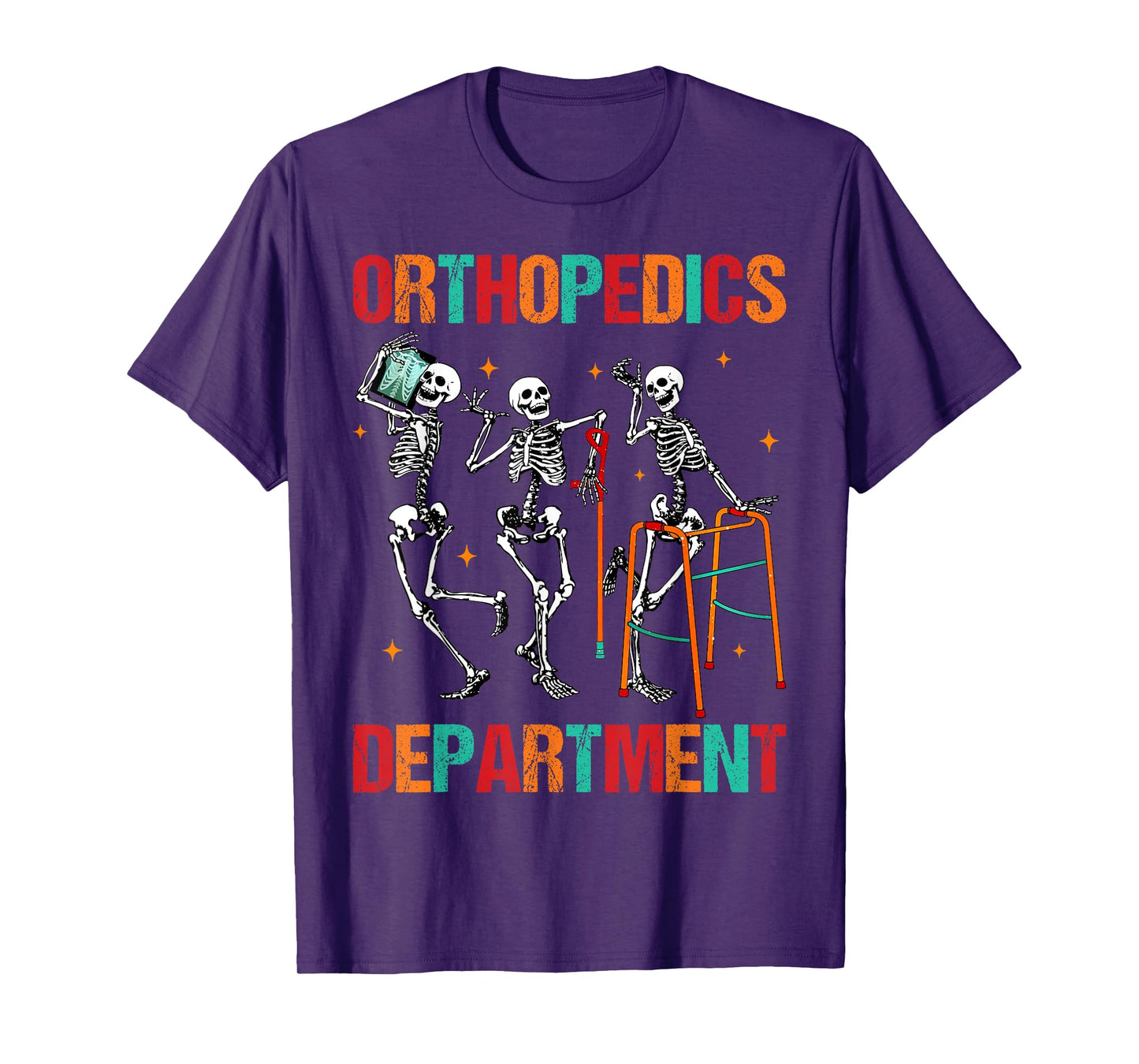 Orthopedics Department Funny Skeleton Ortho Squad Nurse RN T-Shirt