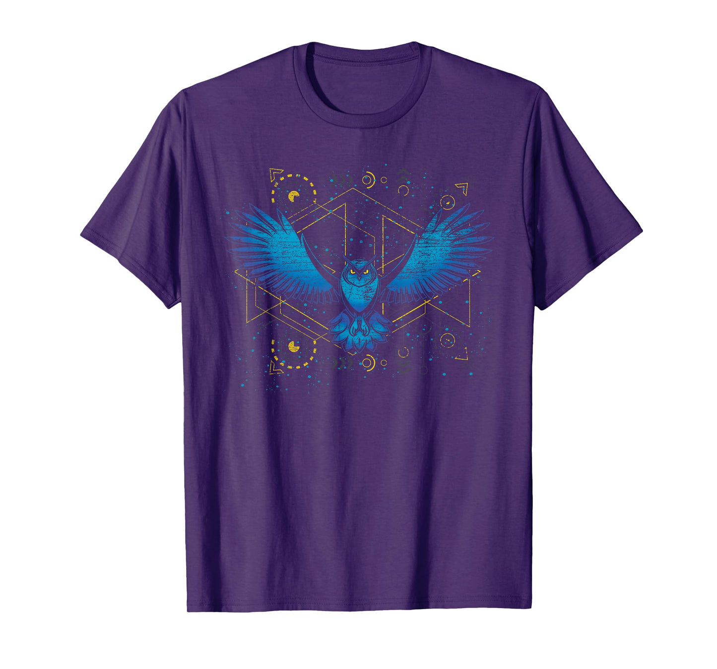 Flying Bird Wise Animal Wildlife Forest Nature Owl T-Shirt