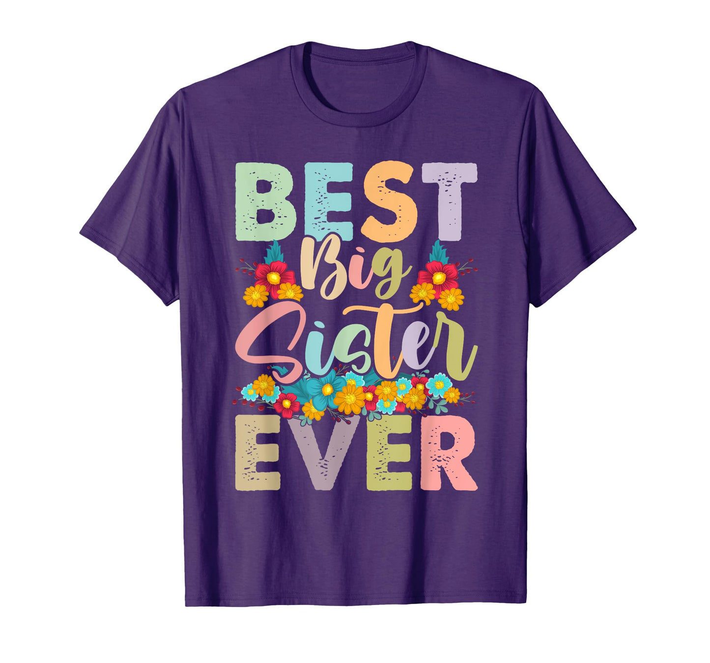 Youth Best Big Sister Ever Girl's Baby Announcement Idea T-Shirt