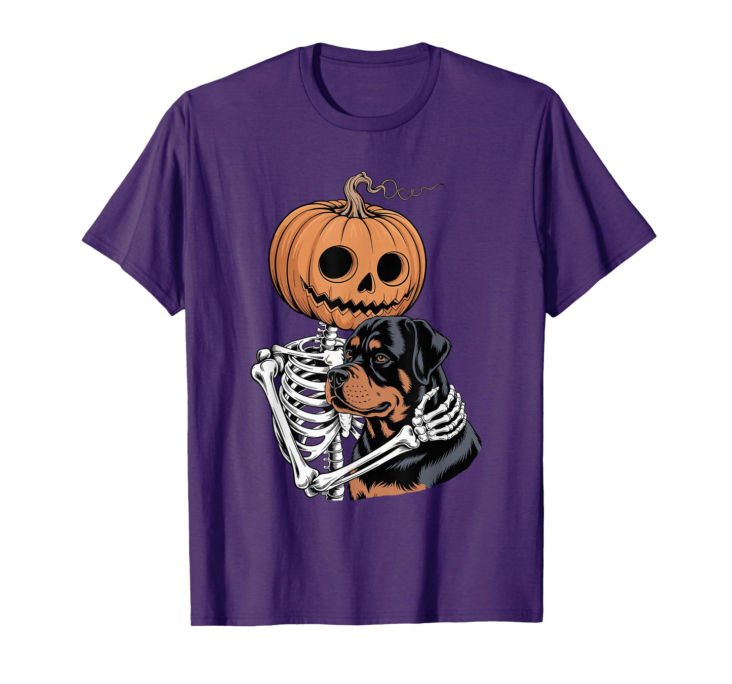 Halloween Skeleton Rottweiler Rottweilers Rot Dog Rottie T-Shirt