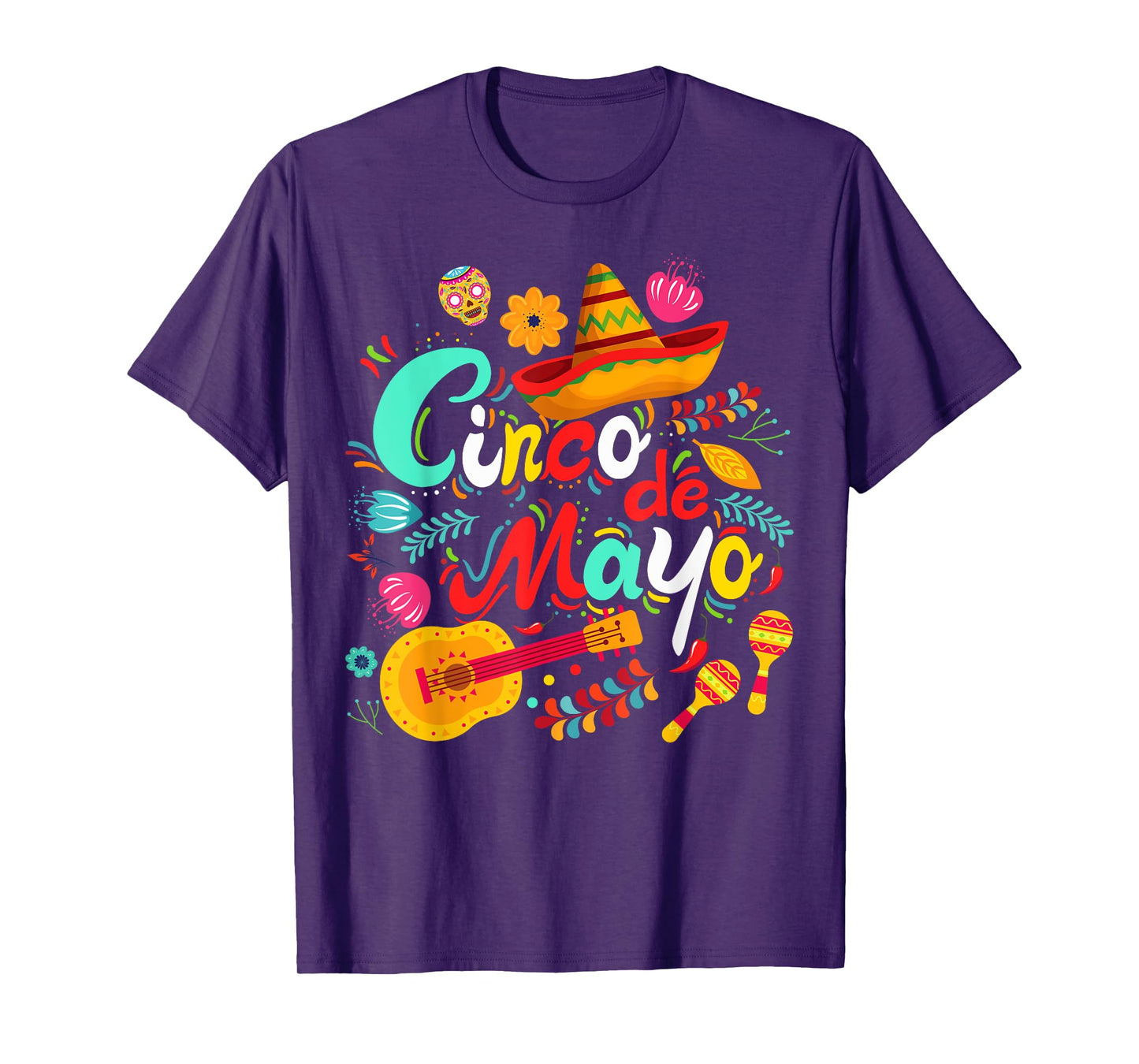 Cinco De Mayo Shirt Mexican Fiesta 5 De Mayo Women Men Girls T-Shirt