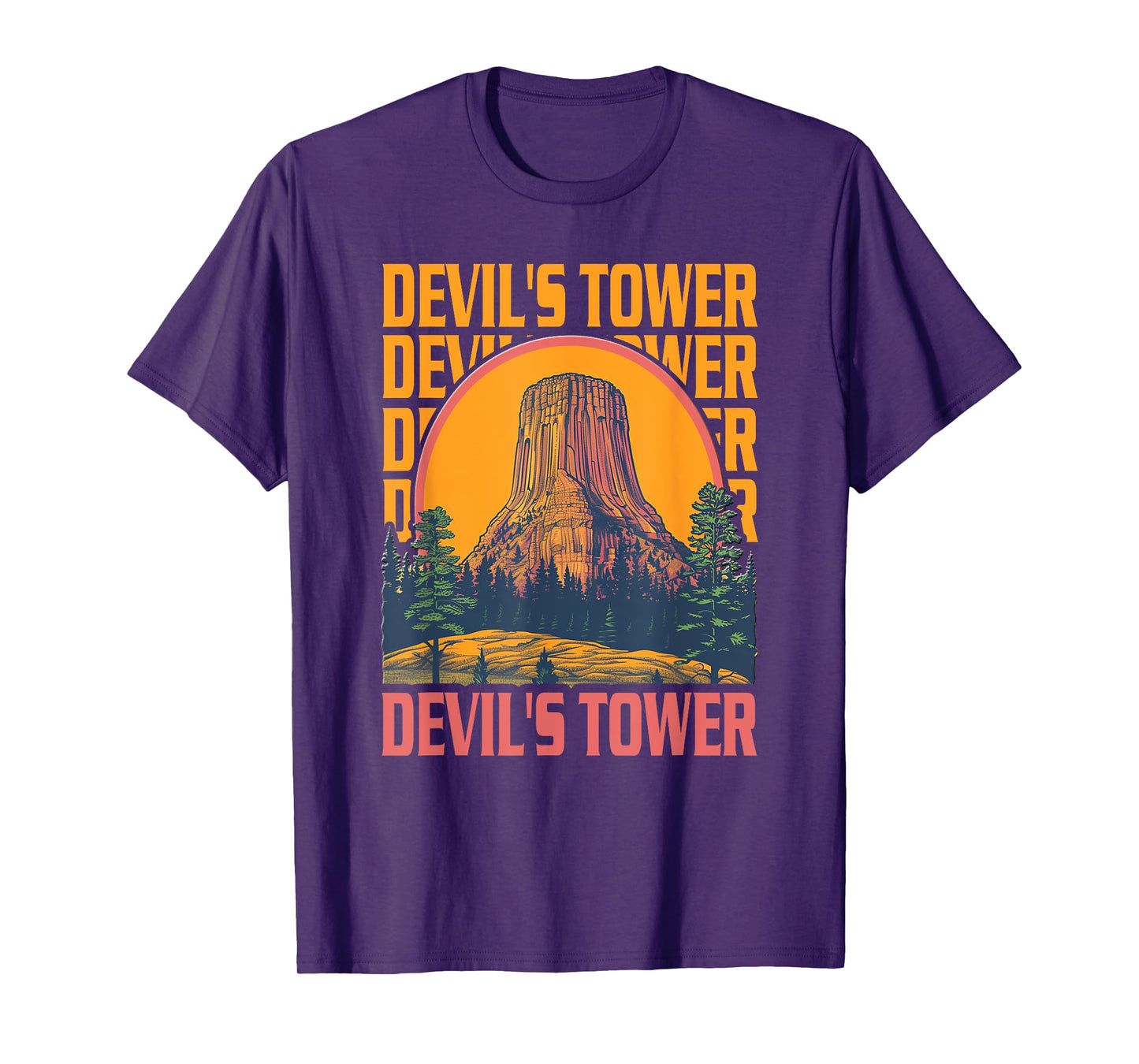 Devils Tower Tshirt - Devils Tower T-Shirt