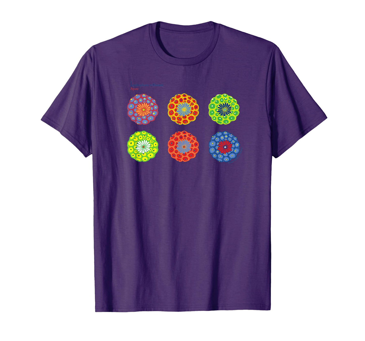 Colorful cacti Lophorphora Williamsaii T-Shirt
