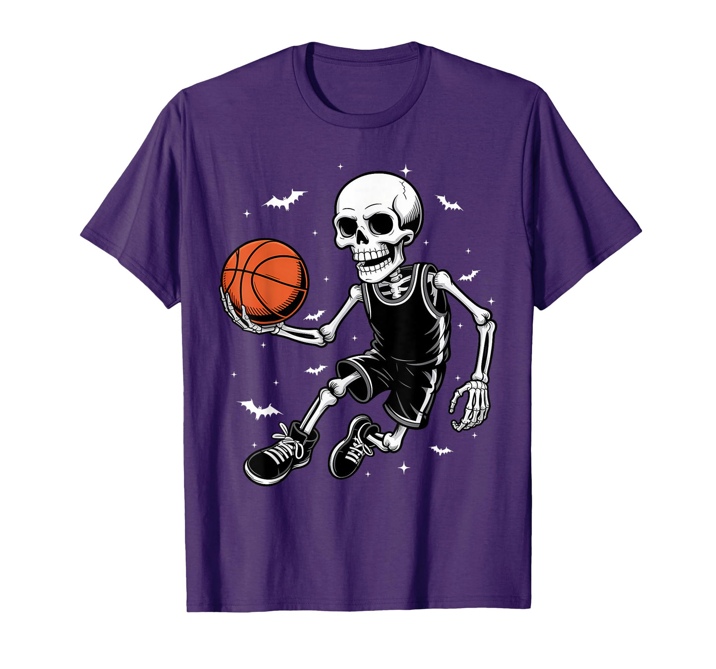 Funny Basketball Skeletons Halloween Costume T-Shirt