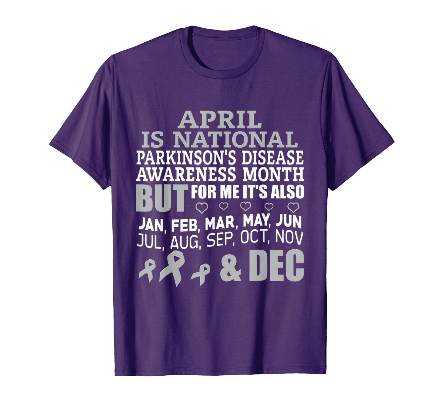 April Is National Parkinsons Disease Awareness Month T-Shirt