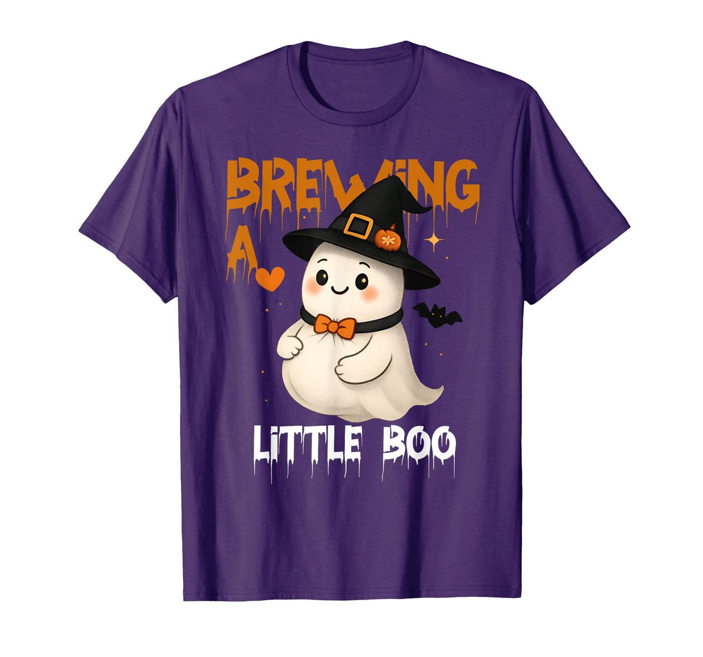 Happy Halloween Pregnant Baby Skeleton Spooky Season New Mom T-Shirt