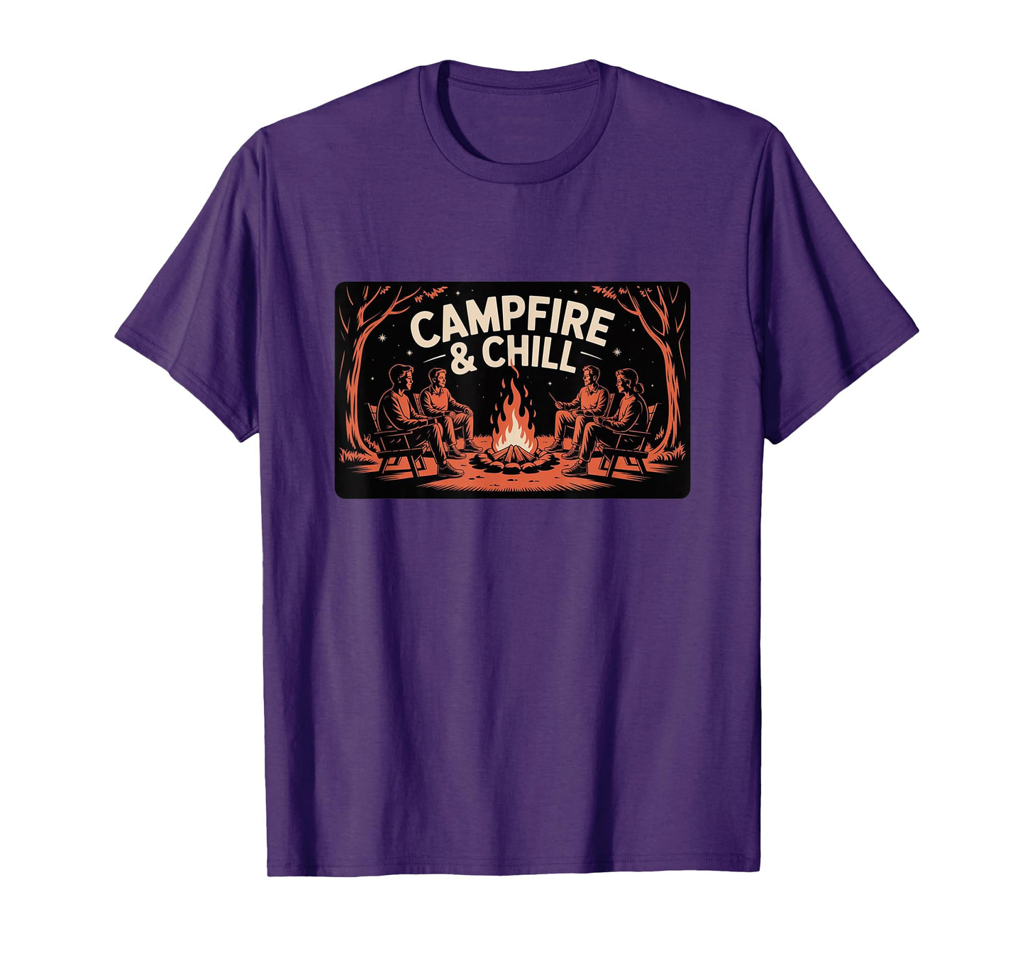 Campfire & Chill – Cozy Outdoor Vibes Tee T-Shirt