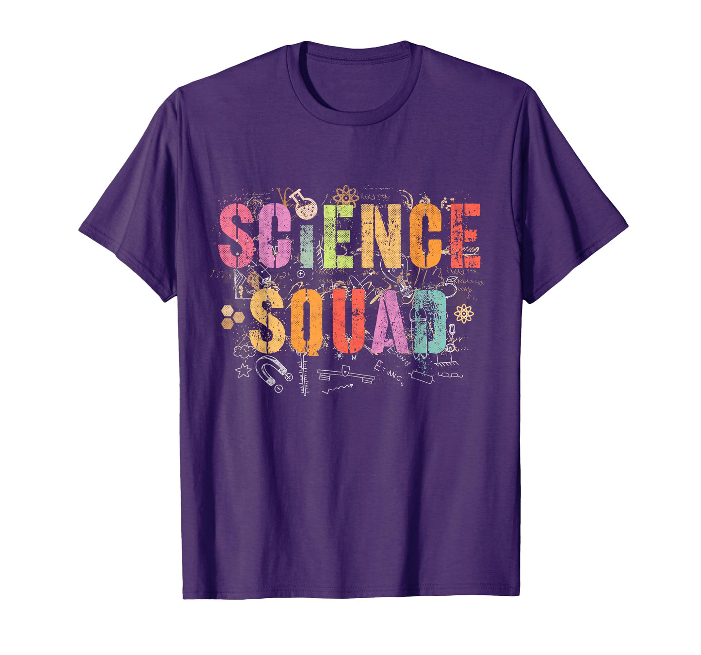 Vintage SCIENCE SQUAD Technology Teacher Team Student STEM T-Shirt