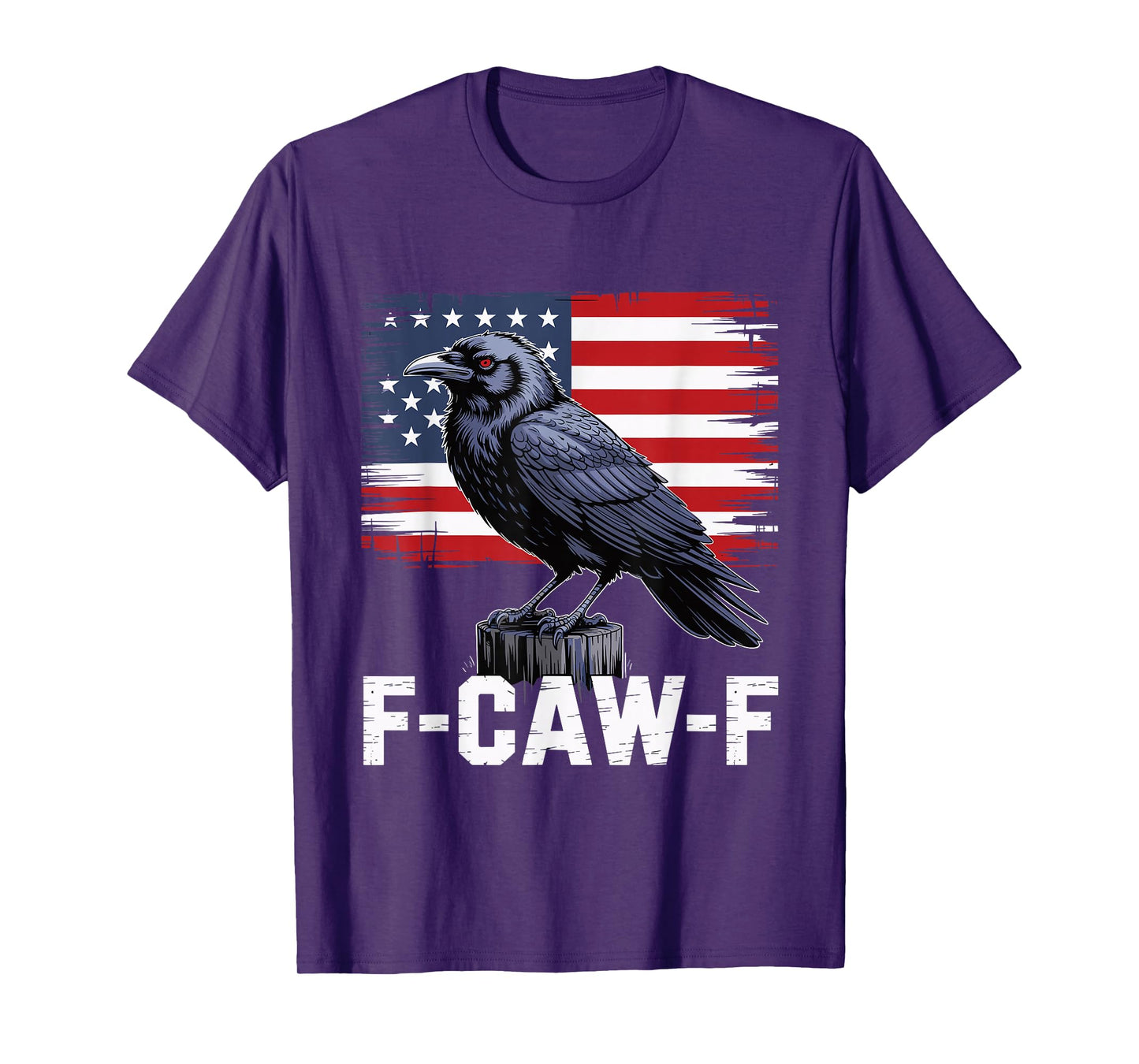 F-Caw-F Raven Moon Gothic Halloween, Black Crow Bird Lover T-Shirt
