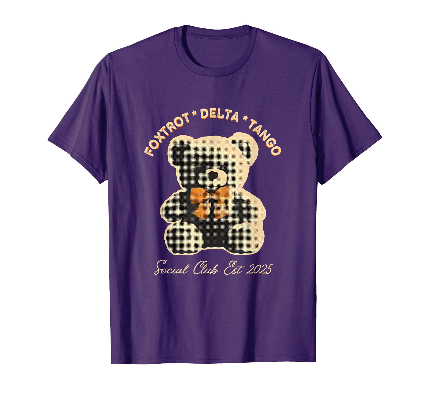 Foxtrot Deltas Tango Social Club Cute Bear T-Shirt