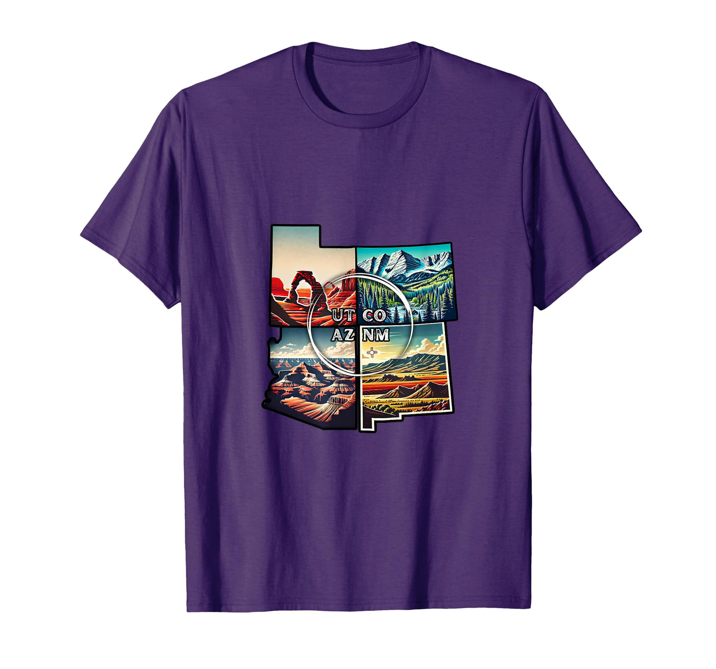 4 Corners National Monument T-Shirt
