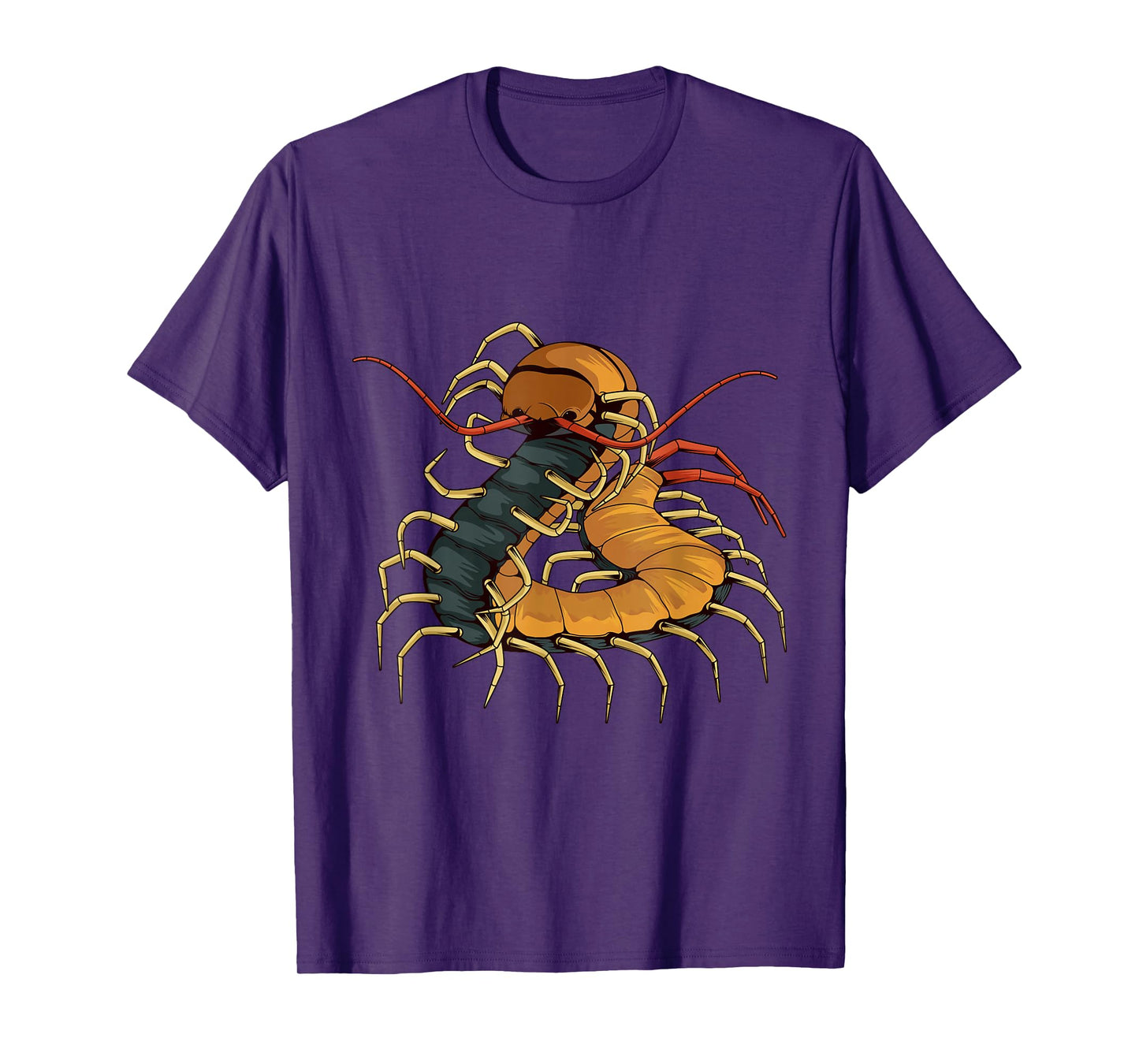 Centipede Art Design Illustration Insect Centipede T-Shirt